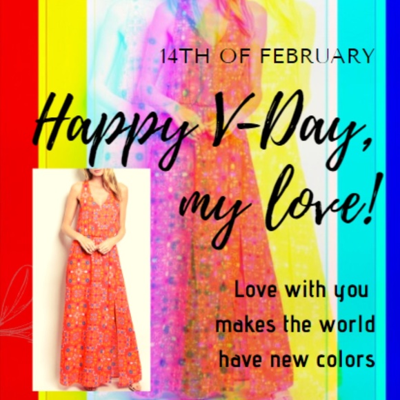 BOHO MAXI Gown ~ Coral Floral Grace - Picture 8 of 8